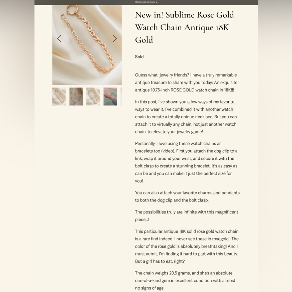 1900’s antique 18K gold watch Albert chain necklace charm bracelet dog clip bolt - Picture 4 of 11